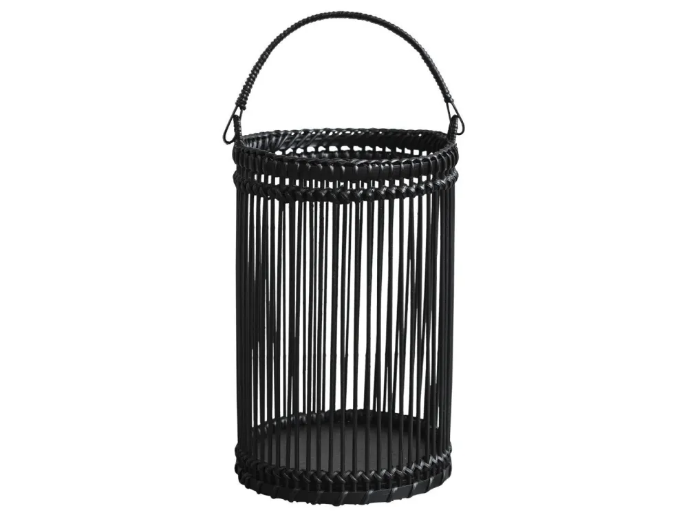 Chic Antique Laternen Für Garten Und Outdoor|Gartendekoration-Bambus Laterne schwarz
