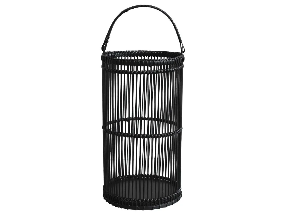 Chic Antique Laternen Für Garten Und Outdoor|Gartendekoration-Bambus Laterne schwarz