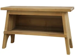 Chic Antique Bänke-Bank mit Ablage aus Fichtenholz