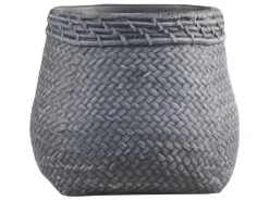 Chic Antique Blumentöpfe & Übertöpfe-Blumentopf Corte mit Flechtmuster am Rand