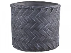 Chic Antique Blumentöpfe & Übertöpfe-Blumentopf Corte mit Flechtmuster