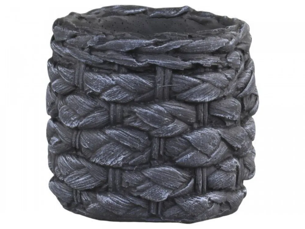 Chic Antique Blumentöpfe & Übertöpfe-Blumentopf Corte mit grobem Flechtmuster