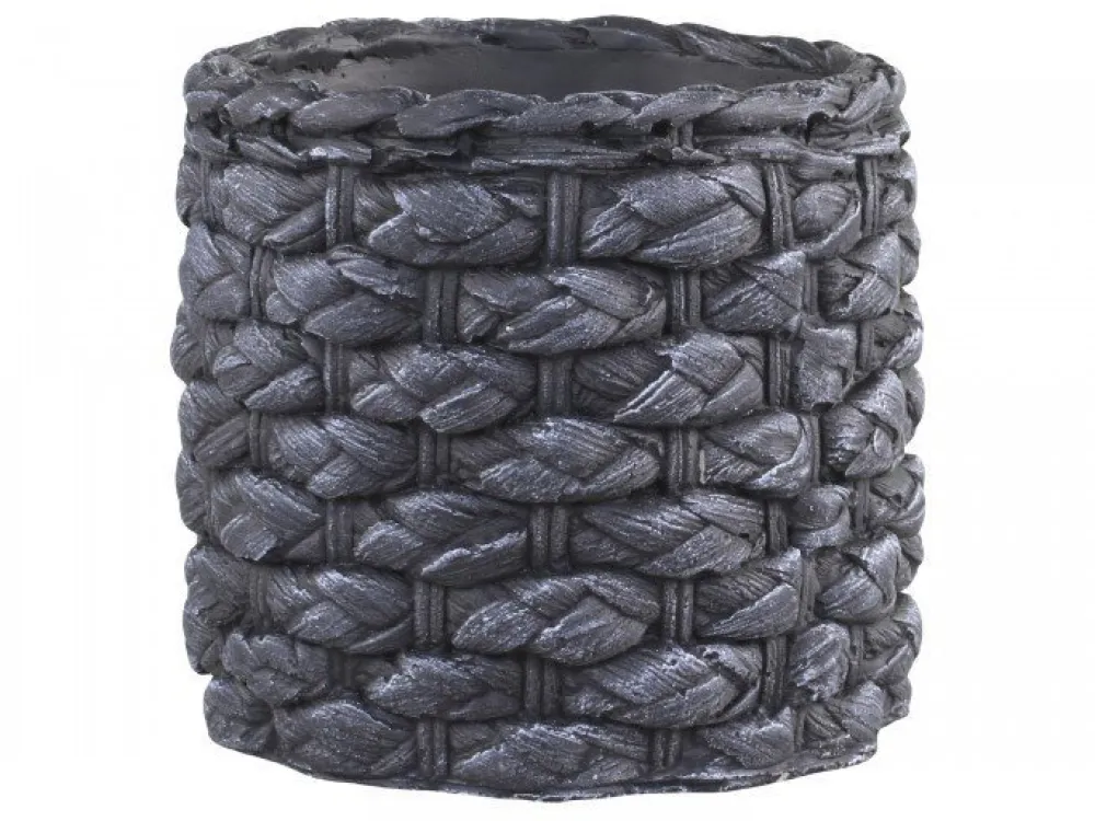 Chic Antique Blumentöpfe & Übertöpfe-Blumentopf Corte mit grobem Flechtmuster