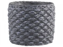 Chic Antique Blumentöpfe & Übertöpfe-Blumentopf Corte mit grobem Flechtmuster