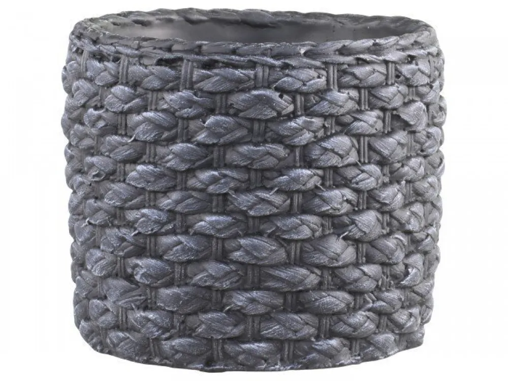 Chic Antique Blumentöpfe & Übertöpfe-Blumentopf Corte mit grobem Flechtmuster
