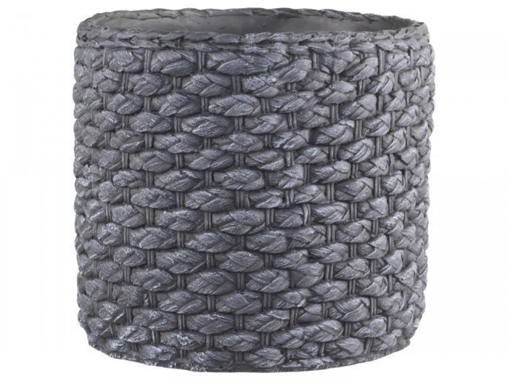Chic Antique Blumentöpfe & Übertöpfe-Blumentopf Corte mit grobem Flechtmuster