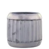 Chic Antique Blumentöpfe & Übertöpfe-Blumentopf Pflanztopf mit Rillen