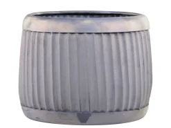 Chic Antique Blumentöpfe & Übertöpfe-Blumentopf Pflanztopf mit Rillen