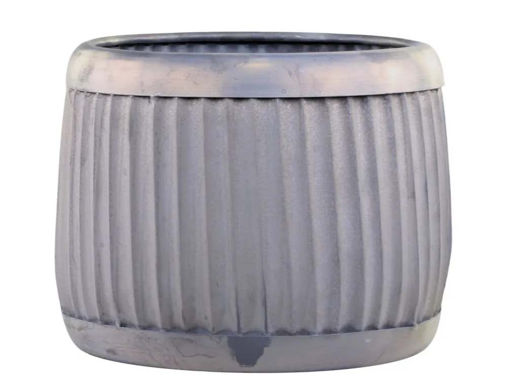 Chic Antique Blumentöpfe & Übertöpfe-Blumentopf Pflanztopf mit Rillen