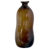 Chic Antique Vasen-Braune Vase aus Glas