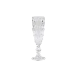 Chic Antique Trinkgläser|Geschirr & Tischdeko Skandinavisch-Champagnerglas mit Diamantenmuster
