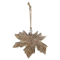 Chic Antique Weihnachtsdeko-Deko Blatt Aufhänger