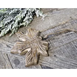 Chic Antique Weihnachtsdeko-Deko Blatt Aufhänger