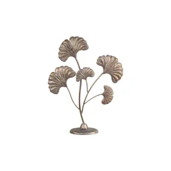 Chic Antique Herbstdeko|Deko-Objekte & Figuren-Dekor mit 5 Blättern aus Metall