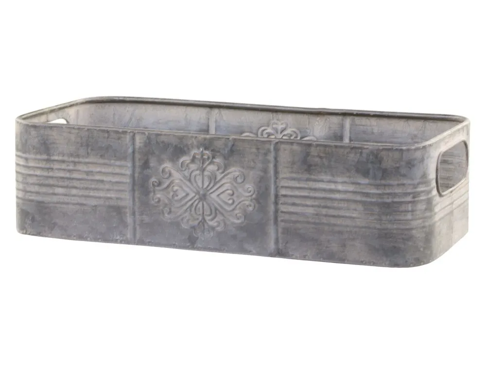 Chic Antique Dekotabletts & Dekoteller-Dekotablett mit Verzierungen und Henkel