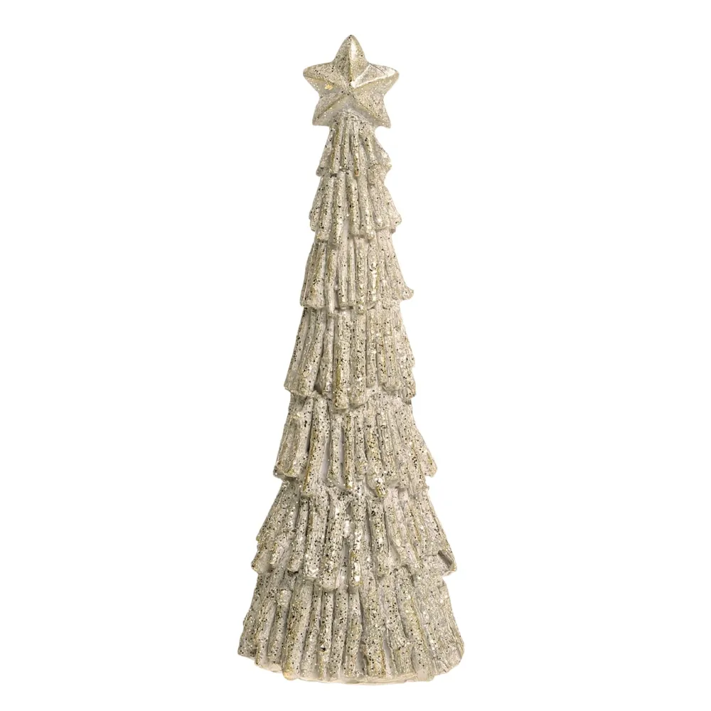 Chic Antique Weihnachtsdeko|Deko-Objekte & Figuren-Deko Weihnachtsbaum mit Glitzer