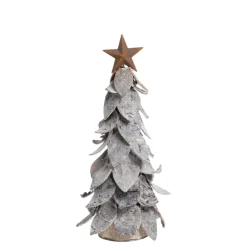 Chic Antique Deko-Objekte & Figuren|Weihnachtsdeko-Deko Weihnachtsbaum aus Birkenrinde mit Stern