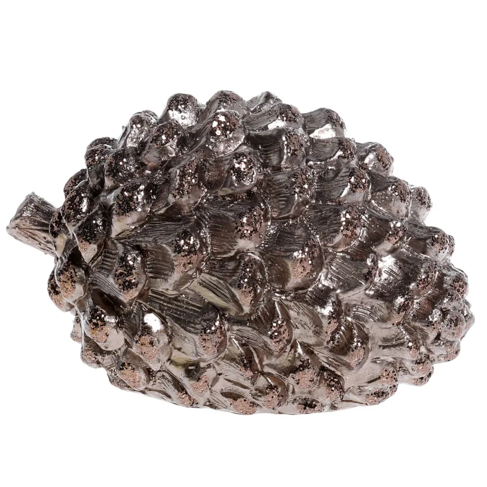 Chic Antique Deko-Objekte & Figuren|Weihnachtsdeko-Deko Zapfen mit Glitzer