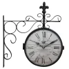 Chic Antique Uhren-Doppelte Wanduhr