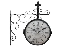 Chic Antique Uhren-Doppelte Wanduhr