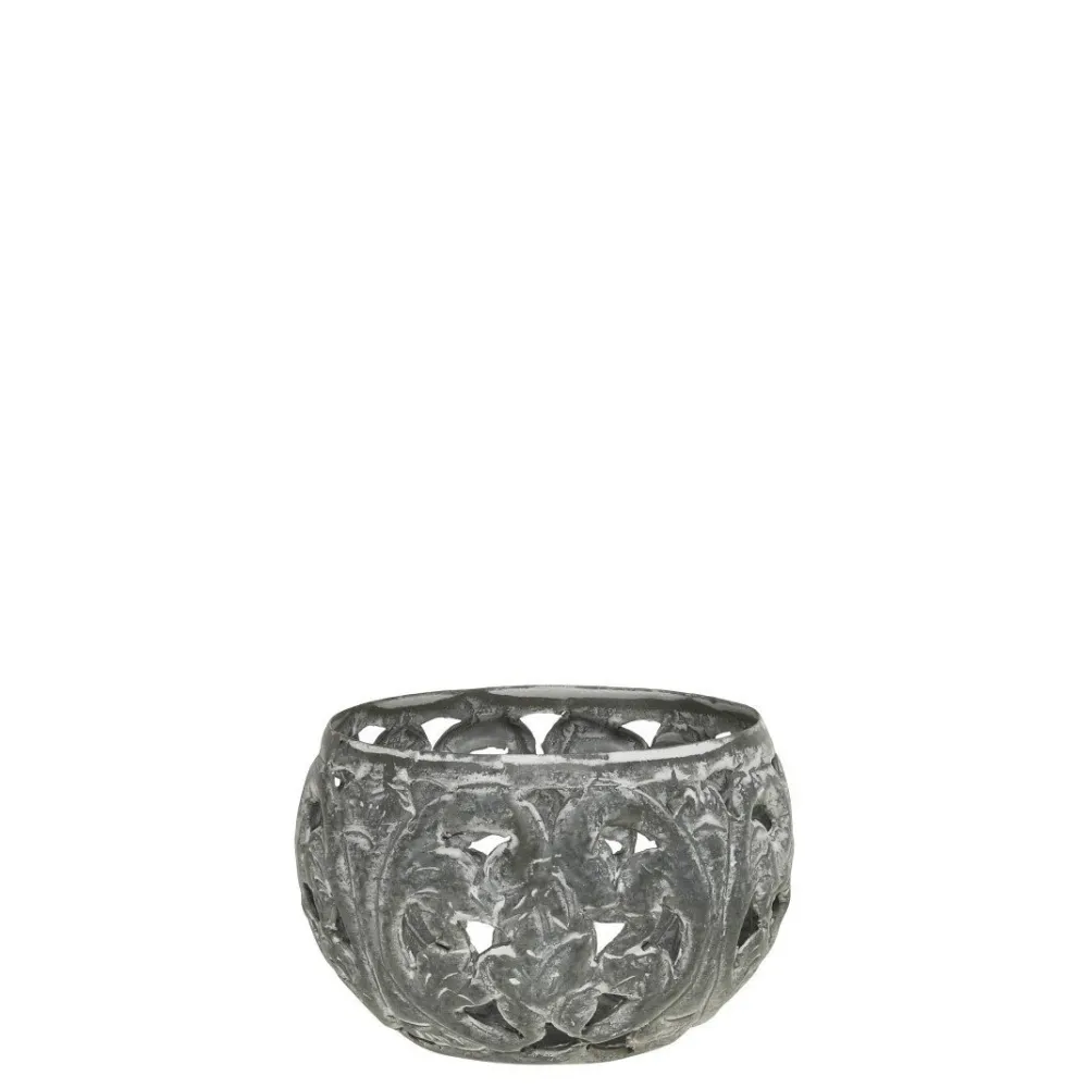 Chic Antique Teelichthalter-Eisen Teelichthalter mit Muster