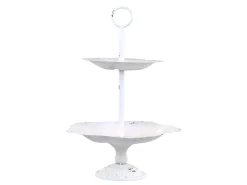 Chic Antique Etageren & Kuchenplatten|Geschirr & Tischdeko Skandinavisch-Etagere mit Blumen
