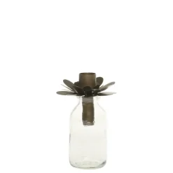 Chic Antique Kerzenhalter Für Dünne Kerzen-Flasche mit Kerzenhalter
