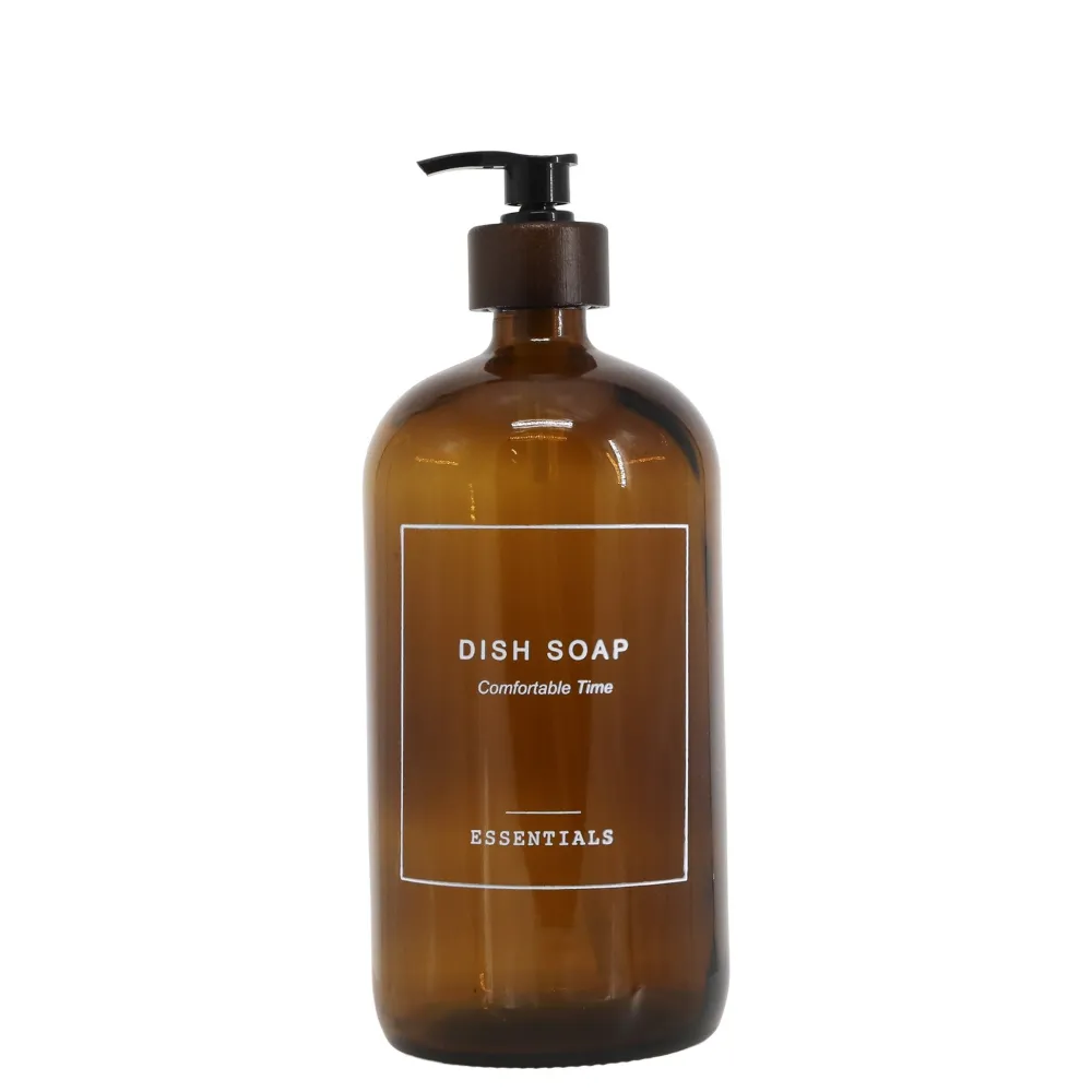 Chic Antique Spülen & Reinigen|Flaschen & Thermoskannen-Flasche, Spender mit Pumpe mit Dish Soap Aufschrift