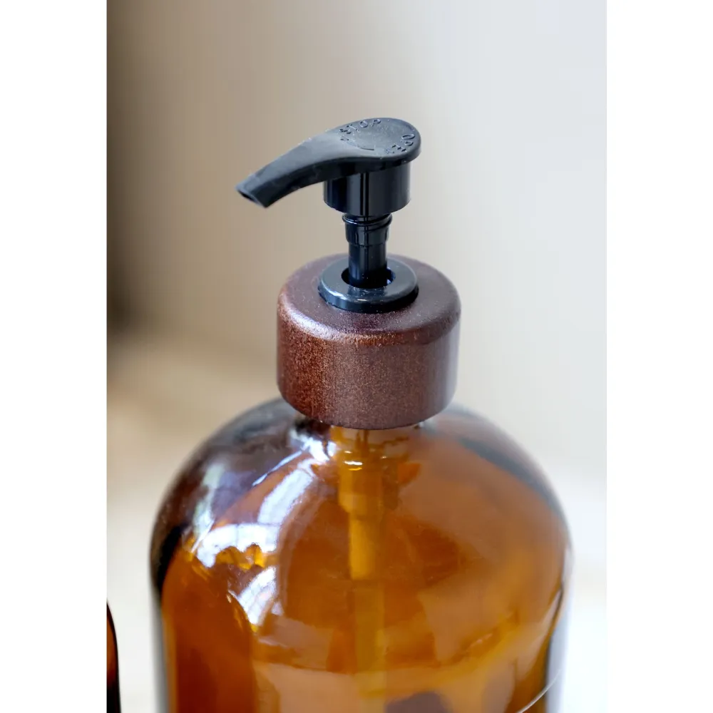Chic Antique Bad-Aufbewahrung-Flasche Spender mit Pumpe Hand Lotion Aufschrift