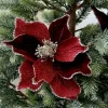Chic Antique Kunstblumen & Kunstpflanzen-Fleur Blume mit Clips, Tannenbaumschmuck