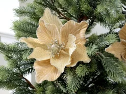 Chic Antique Kunstblumen & Kunstpflanzen-Fleur Blume mit Clips, Tannenbaumschmuck