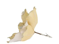 Chic Antique Kunstblumen & Kunstpflanzen-Fleur Blume mit Clips, Tannenbaumschmuck
