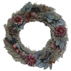 Chic Antique Weihnachtsdeko|Herbstdeko-Fleur Blumenkranz mit Kiefer