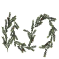 Chic Antique Weihnachtsdeko|Kunstblumen & Kunstpflanzen-Fleur Künstliche Tannen Ranke Girlande mit Zapfen