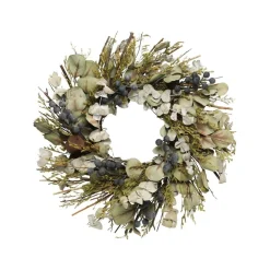 Chic Antique Kunstblumen & Kunstpflanzen-Fleur Kranz mit Eukalyptus Lavendel und Beeren