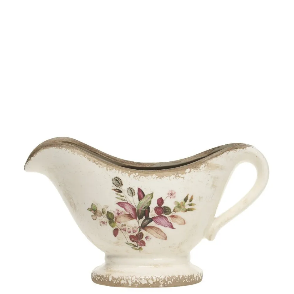 Chic Antique Vasen-Florac Schüssel mit Blumenmotiv