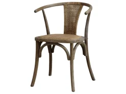 Chic Antique Stühle-Französischer Essstuhl Flechtsitz