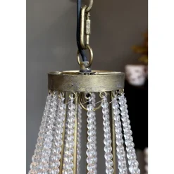 Chic Antique Deckenlampen|Kronleuchter-Französischer Kronleuchter mit Glasprismen