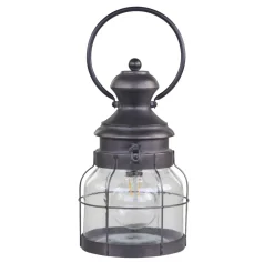 Chic Antique Laternen Für Garten Und Outdoor|Led-Kerzen & Led-Laternen-Franz. Stalllaterne mit Timer