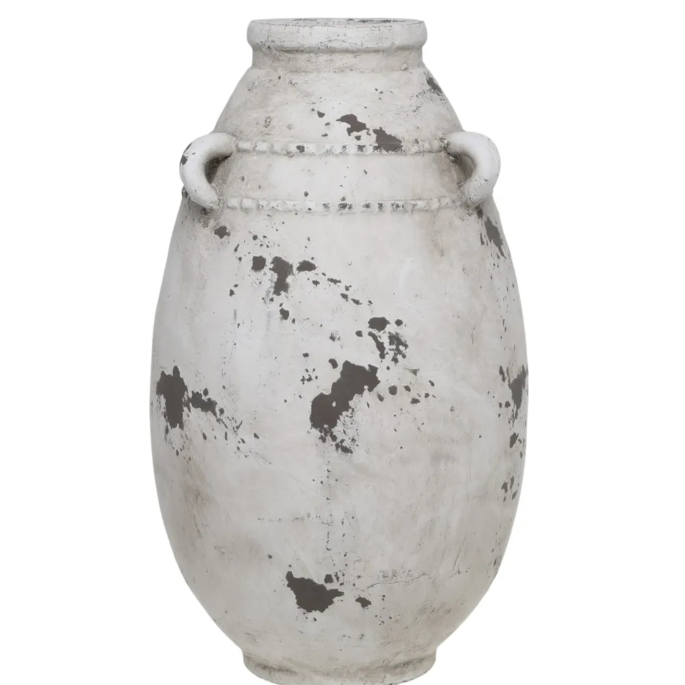 Chic Antique Gartendekoration|Vasen-Frejus Vase aus Terrakotta groß