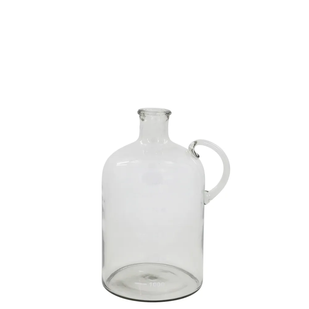 Chic Antique Vasen-Glas Flasche mit Text