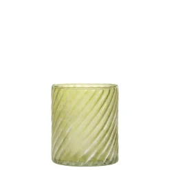 Chic Antique Teelichthalter-Glas Teelichthalter mit Muster