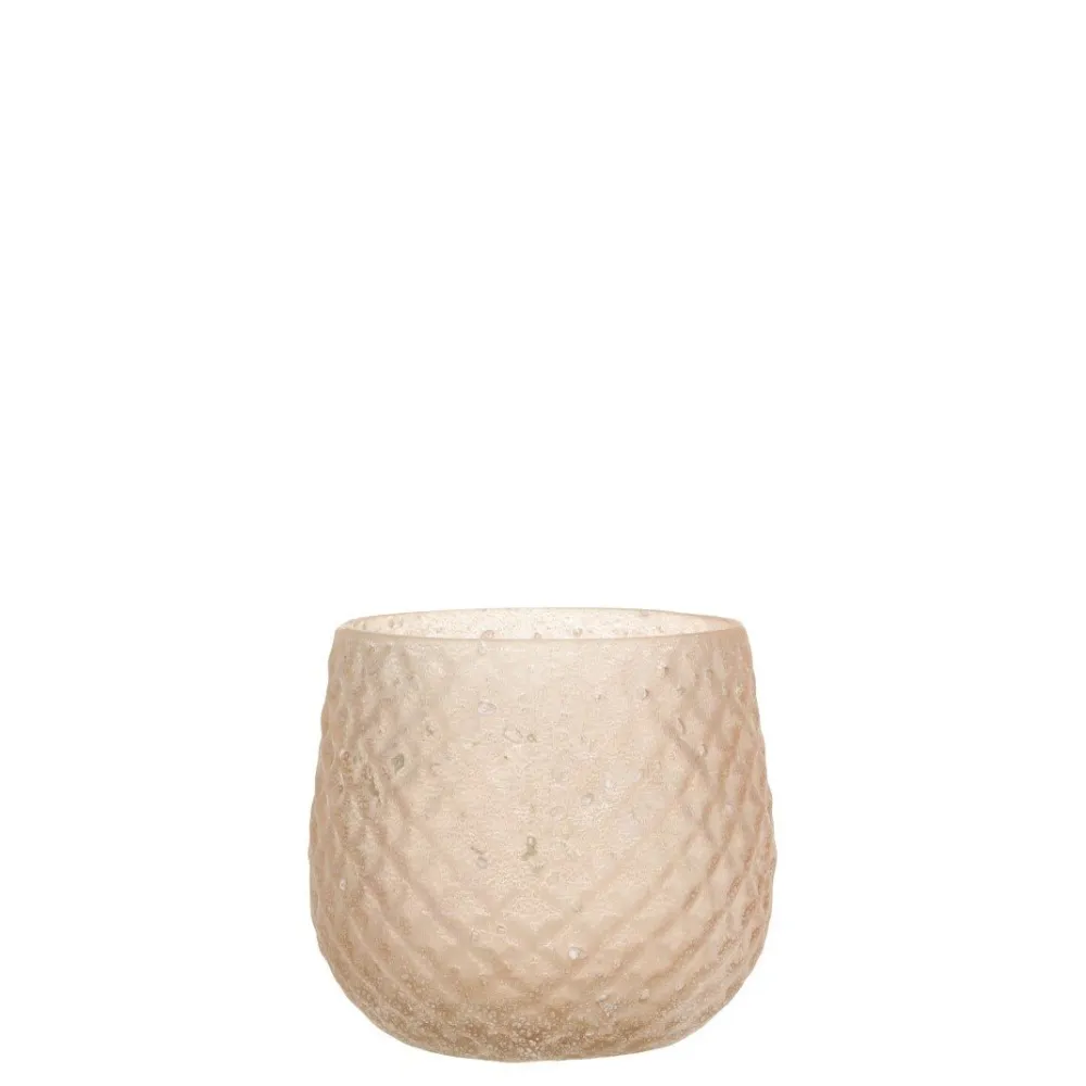 Chic Antique Teelichthalter-Glas Teelichthalter mit Muster