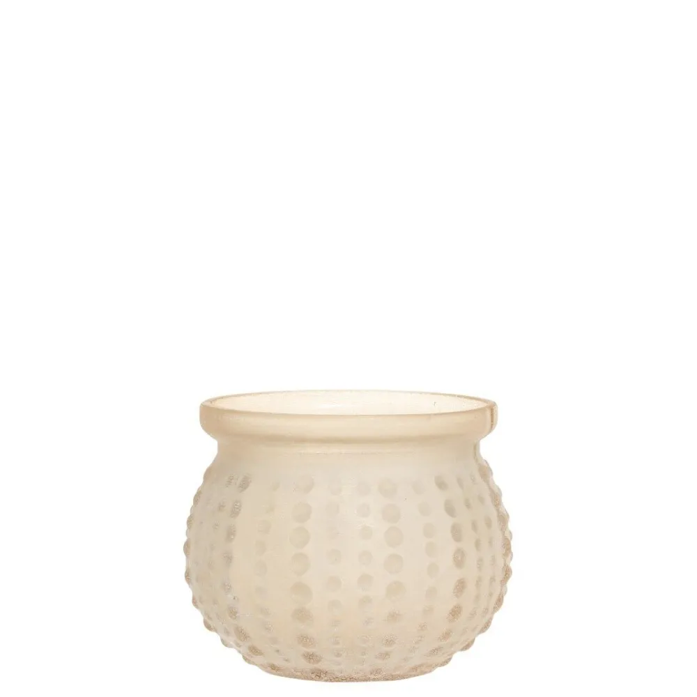 Chic Antique Teelichthalter-Glas Teelichthalter mit Muster