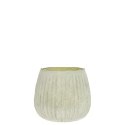 Chic Antique Teelichthalter-Glas Teelichthalter mit Muster
