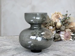 Chic Antique Vasen-Glasvase gewölbt