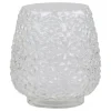 Chic Antique Vasen-Glasvase mit Blumenmuster