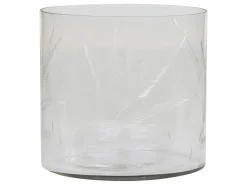Chic Antique Windlichter-Gläsernes Hurricane mit Schliff
