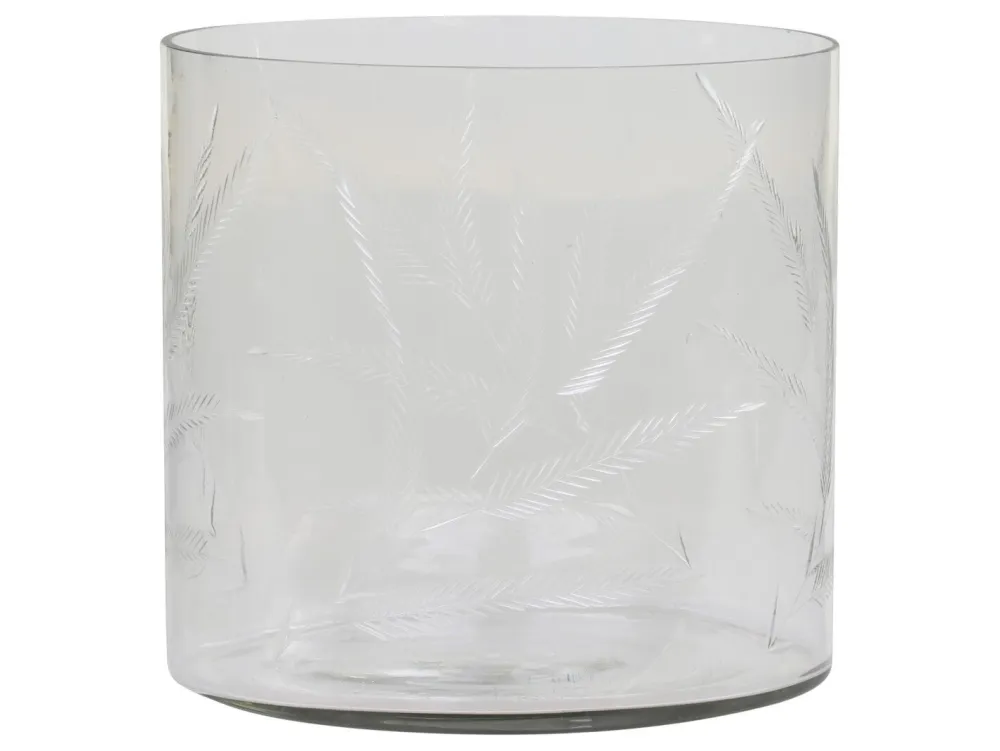 Chic Antique Windlichter-Gläsernes Hurricane mit Schliff