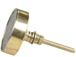 Chic Antique Griffe, Haken & Hakenleisten-Griff aus Marmor mit Messingkante